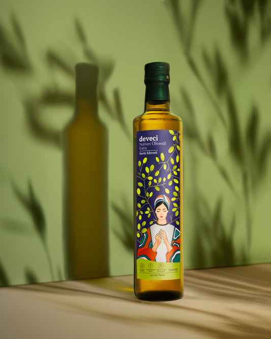deveci Olivenöl - Natives Olivenöl Extra - Flasche 0,50 Liter